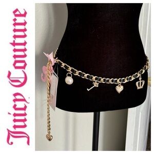 JUICY COUTURE Charm Chain Belt